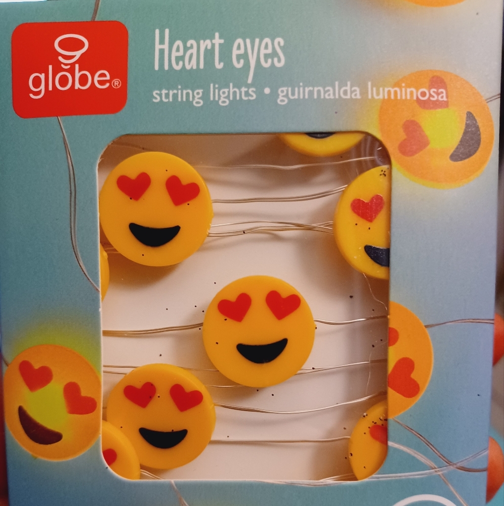 Globe Emoji String Lights